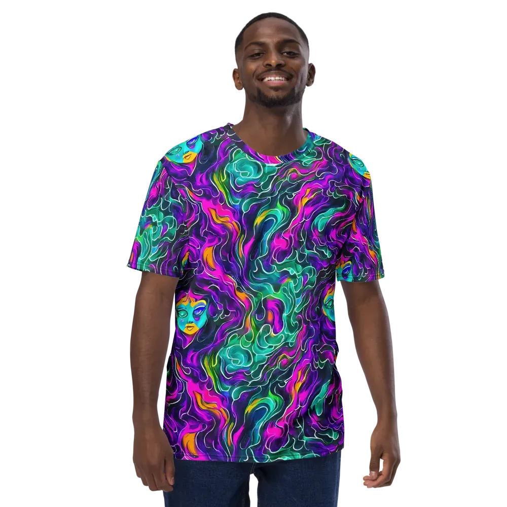 Vortex Dream on Men's Crew Neck T-Shirt — Front