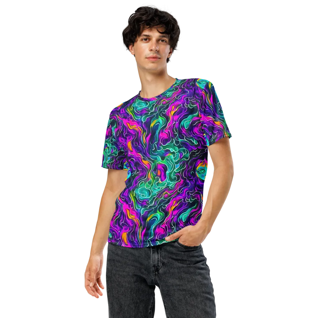 Vortex Dream on Men's Crew Neck T-Shirt — Front