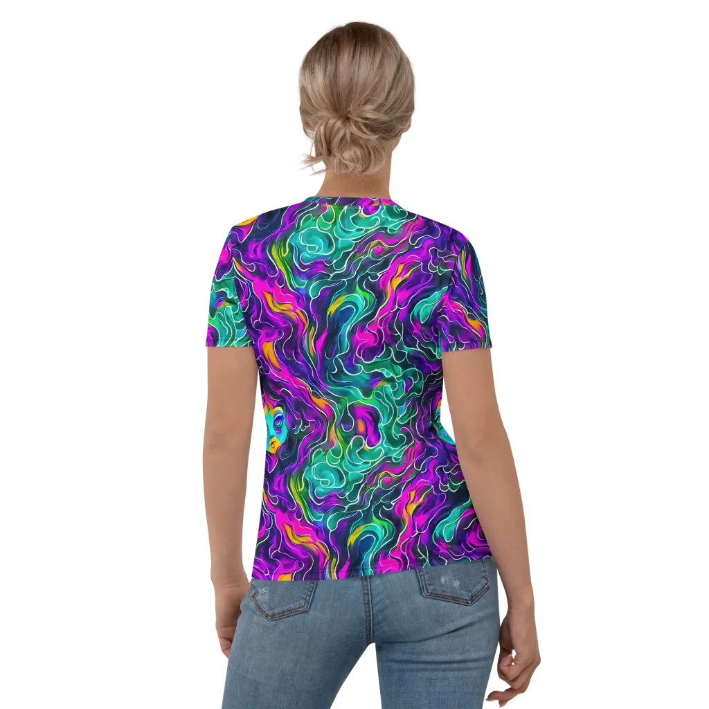 Vortex Dream on Women's Crew Neck T-Shirt — Back