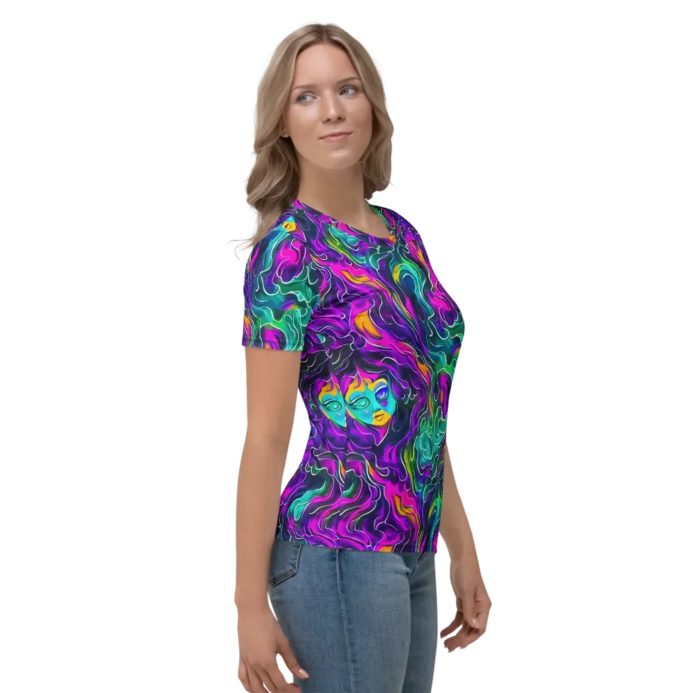 Vortex Dream on Women's Crew Neck T-Shirt — Right