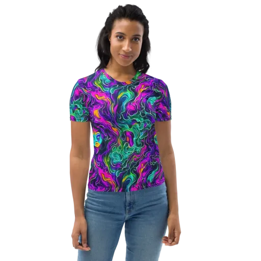 Vortex Dream on a Women's Crew Neck T-Shirt