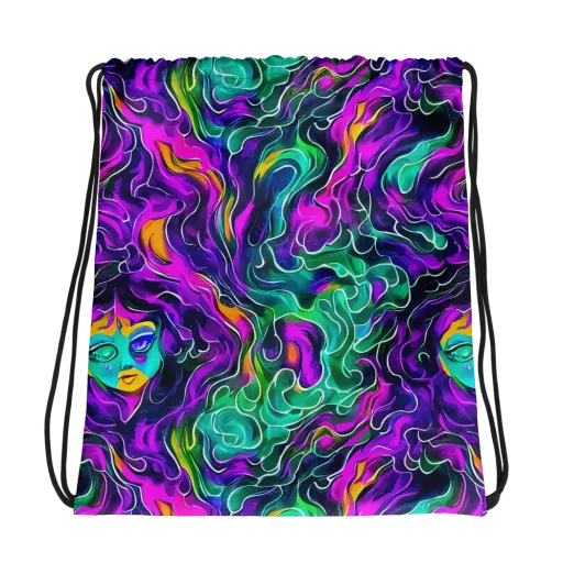 Vortex Dream on a Drawstring Bag