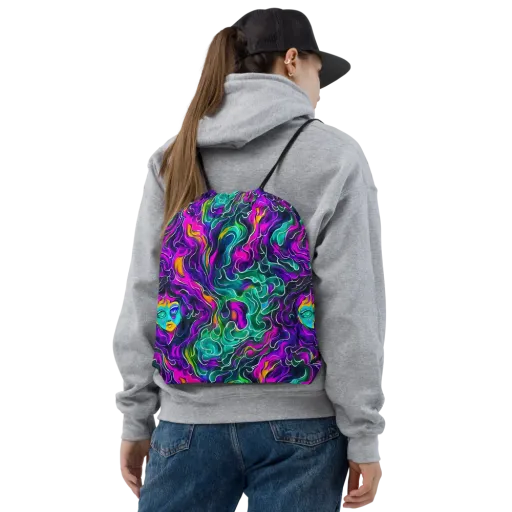 Vortex Dream on a Drawstring Bag
