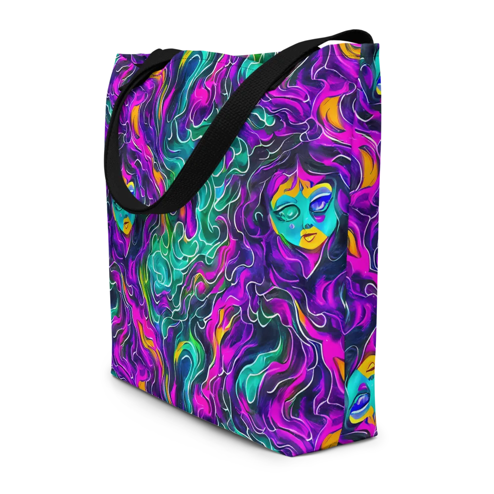 Vortex Dream on Large Tote Bag W/ Pocket — Front