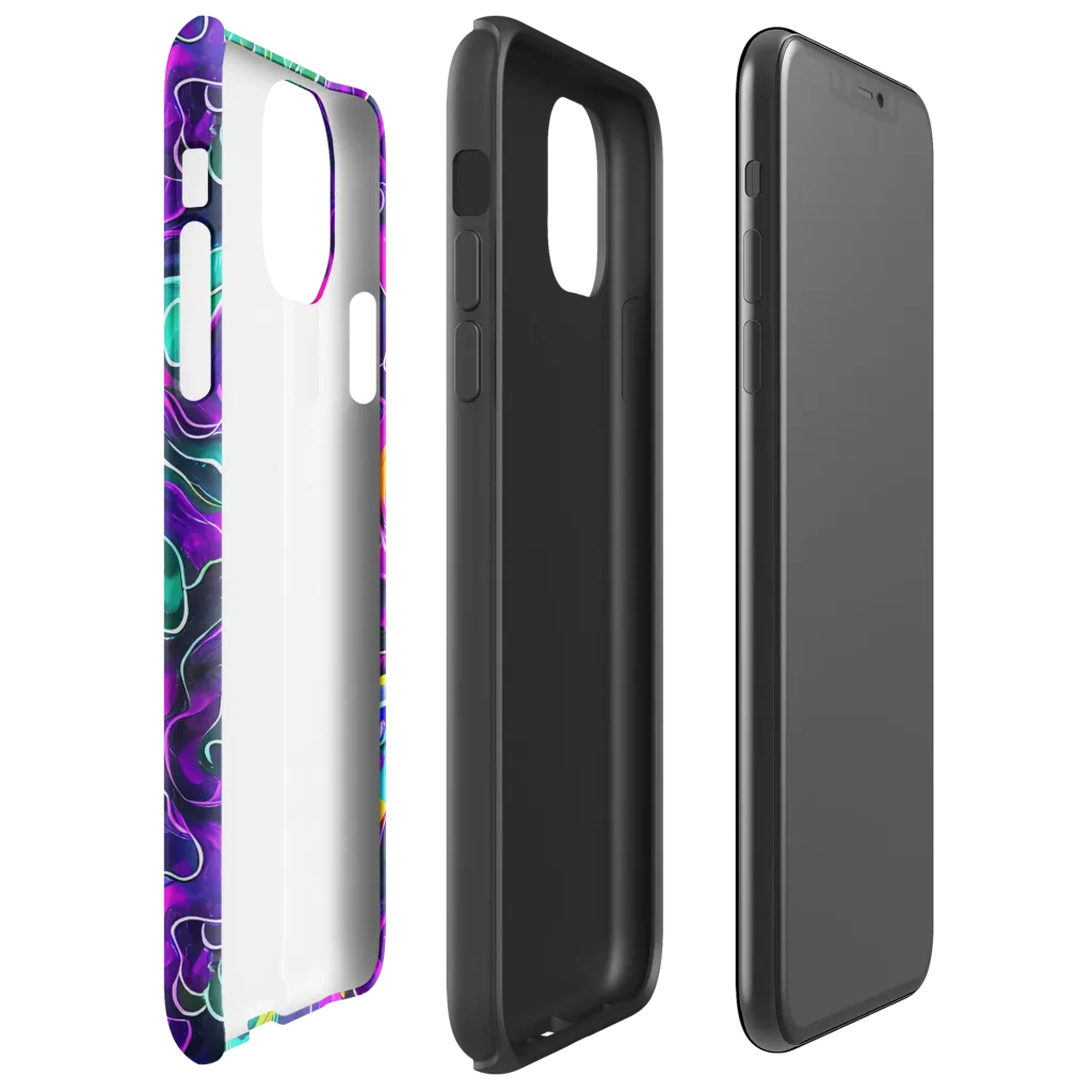 Vortex Dream on Tough Case for iPhone® — Right