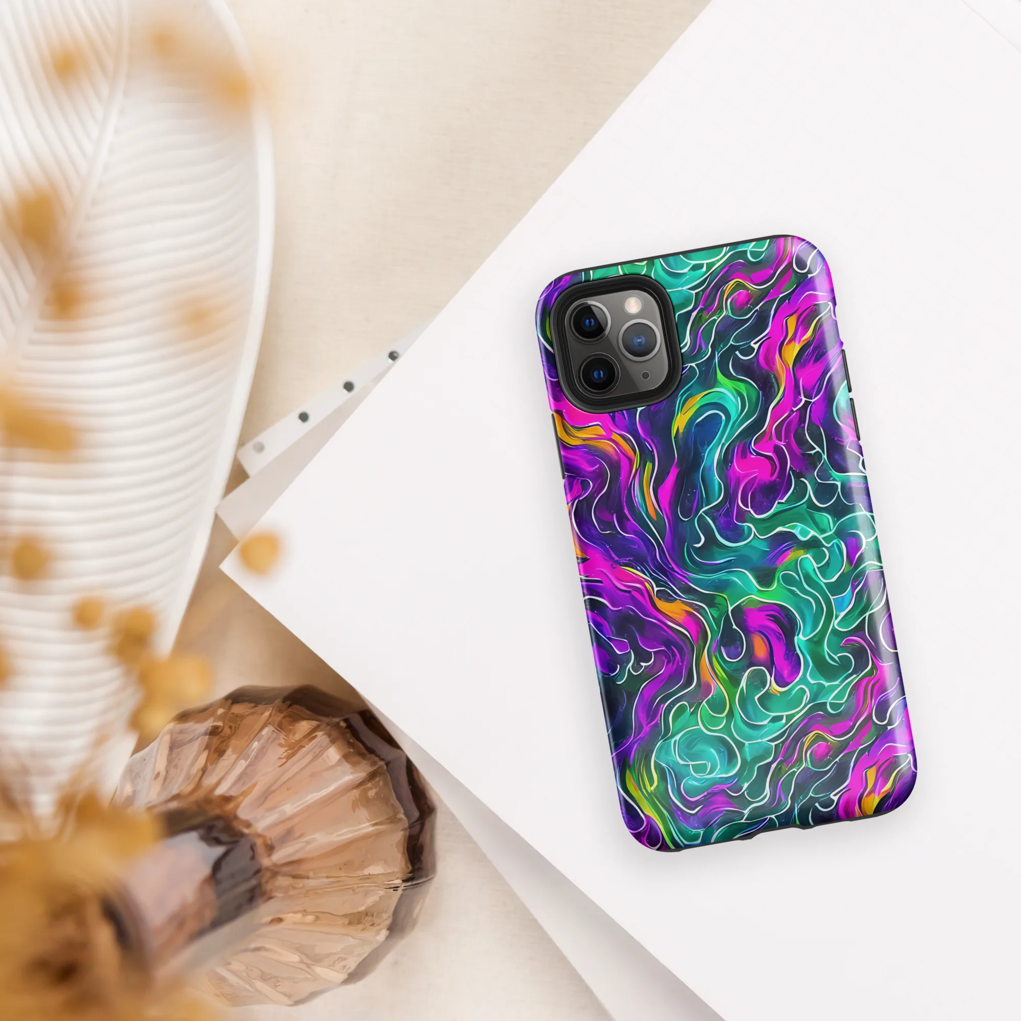 Vortex Dream on Tough Case for iPhone® — Front