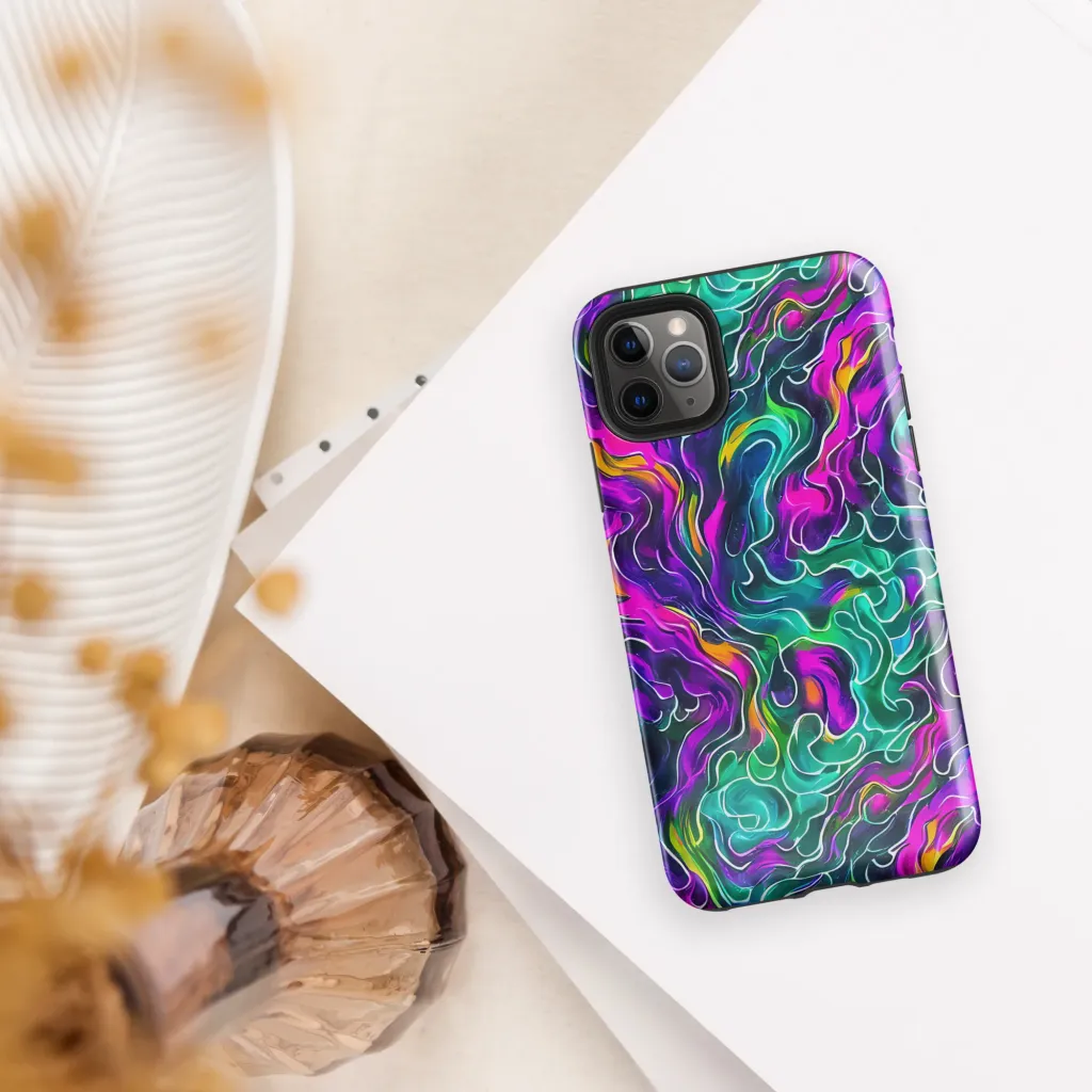 Vortex Dream on Tough Case for iPhone® — Front