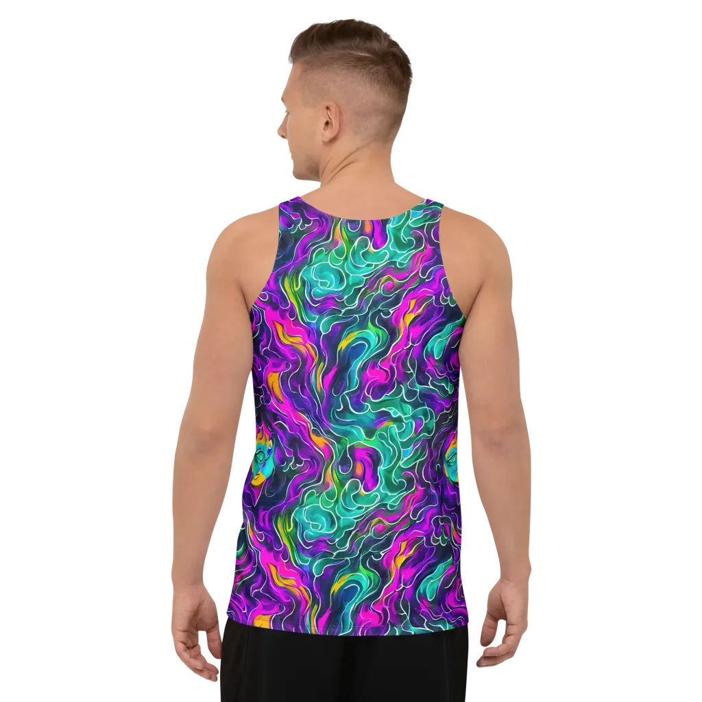 Vortex Dream on Men's Tank Top — Back