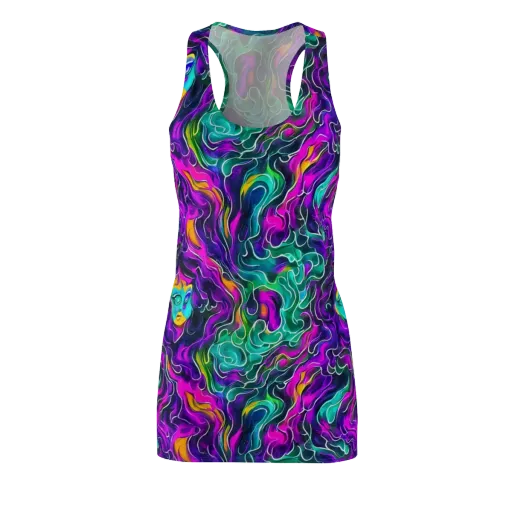 Vortex Dream on a Racerback Dress