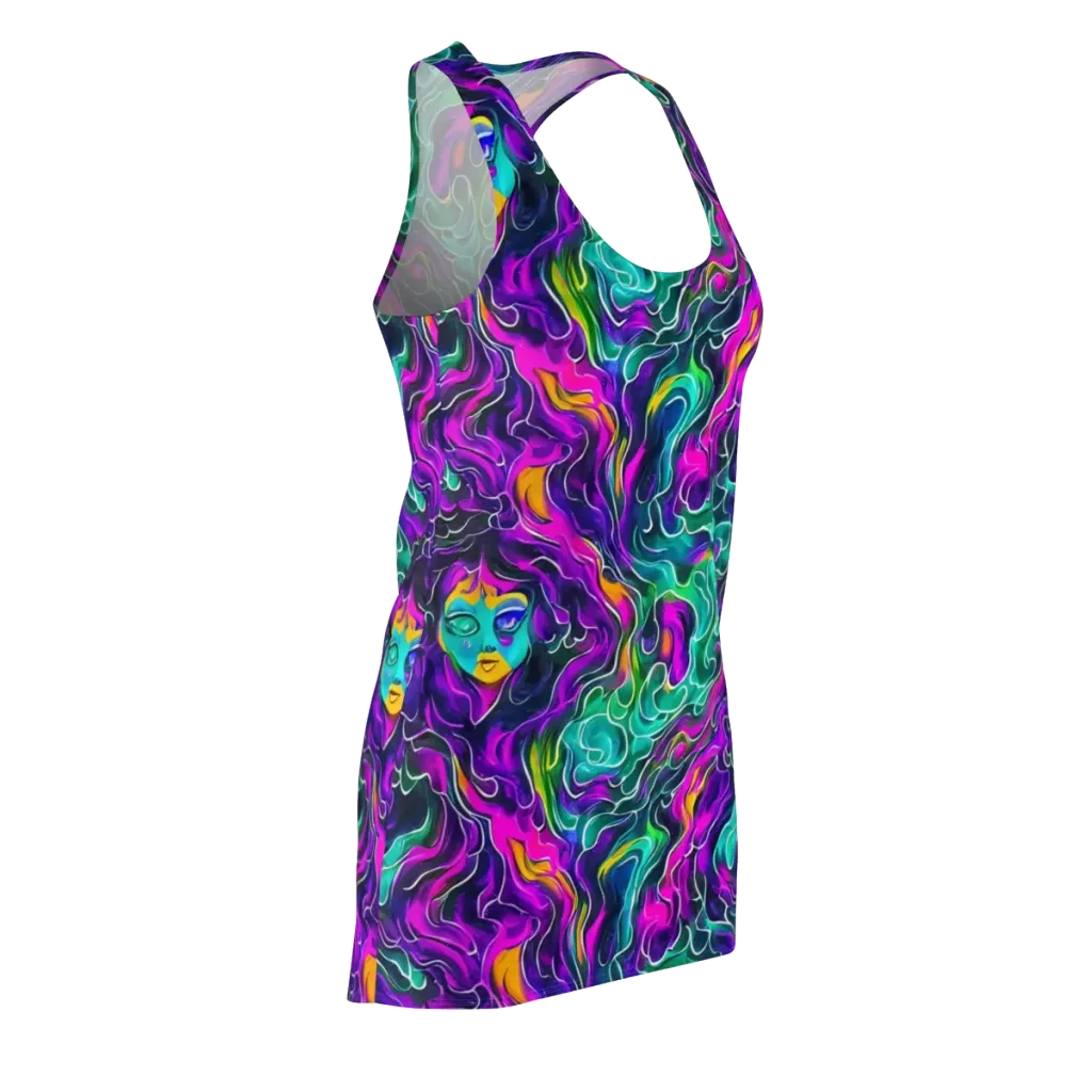 Vortex Dream on Racerback Dress — Front Side