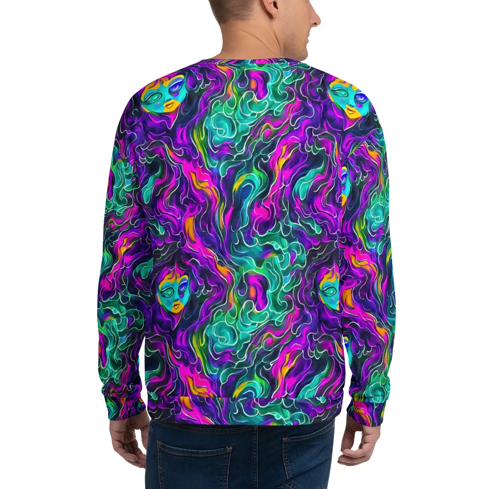 Vortex Dream on Sweatshirt — Back