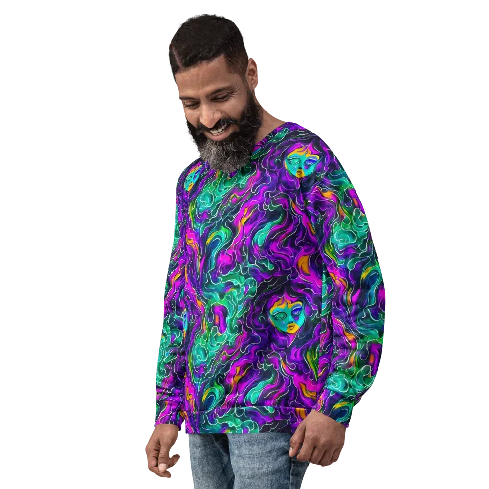 Vortex Dream on Sweatshirt — Left Front