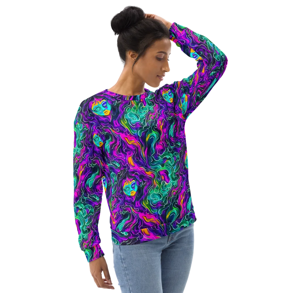 Vortex Dream on Sweatshirt — Right Front