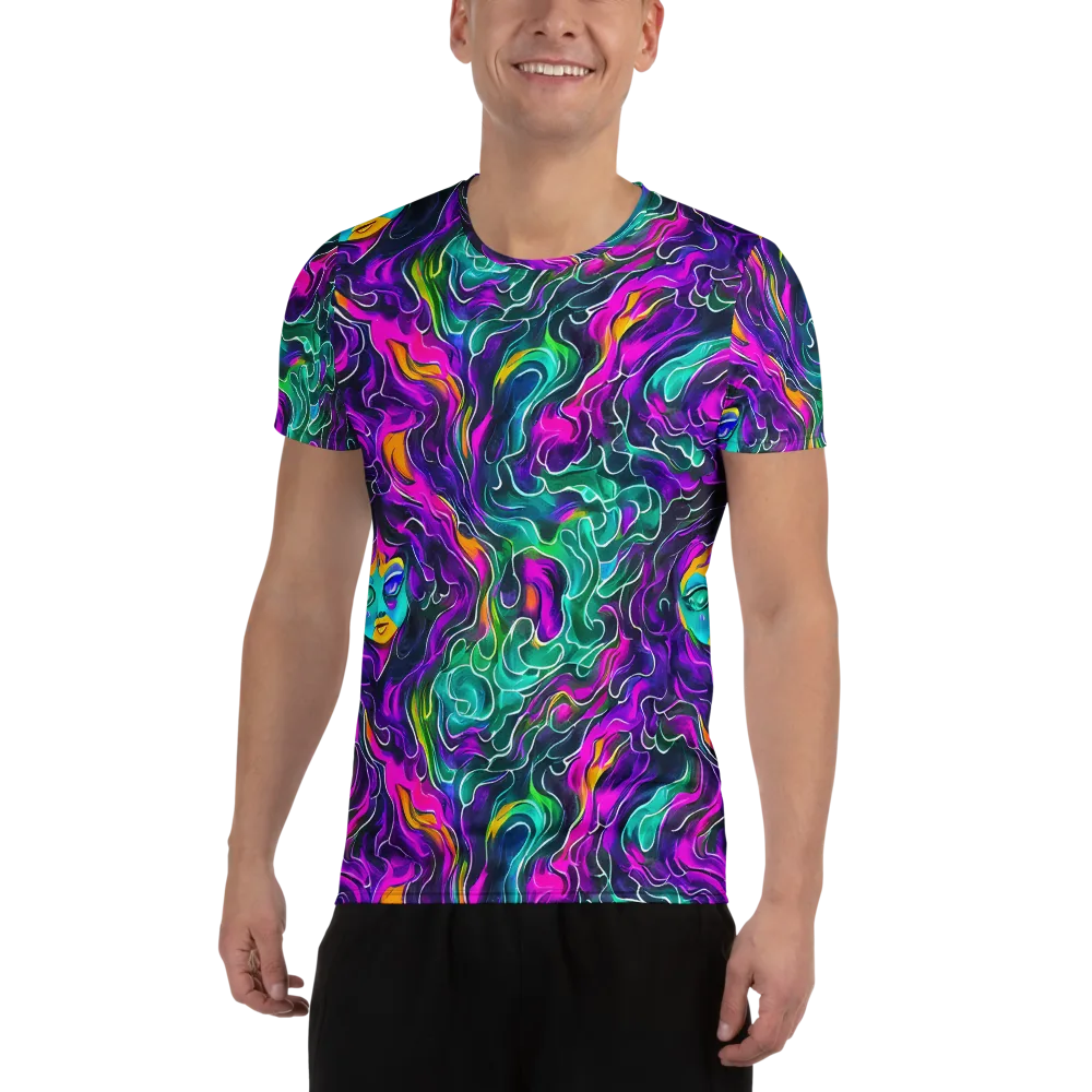 Vortex Dream on Men's Athletic T-Shirt — Front