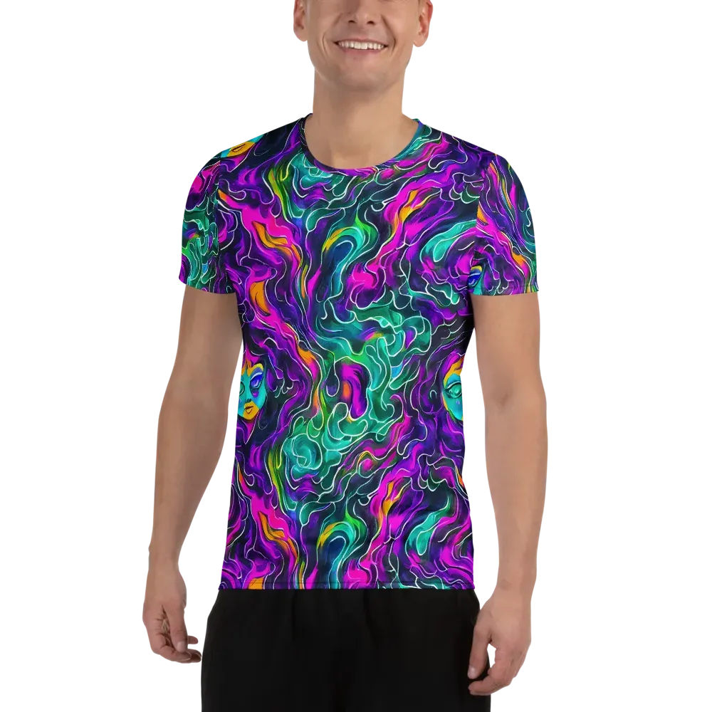 Vortex Dream on Men's Athletic T-Shirt — Front