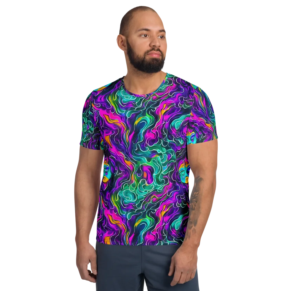 Vortex Dream on Men's Athletic T-Shirt — Front