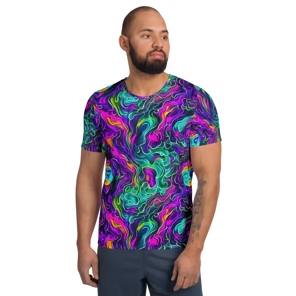Vortex Dream on Men's Athletic T-Shirt — Front