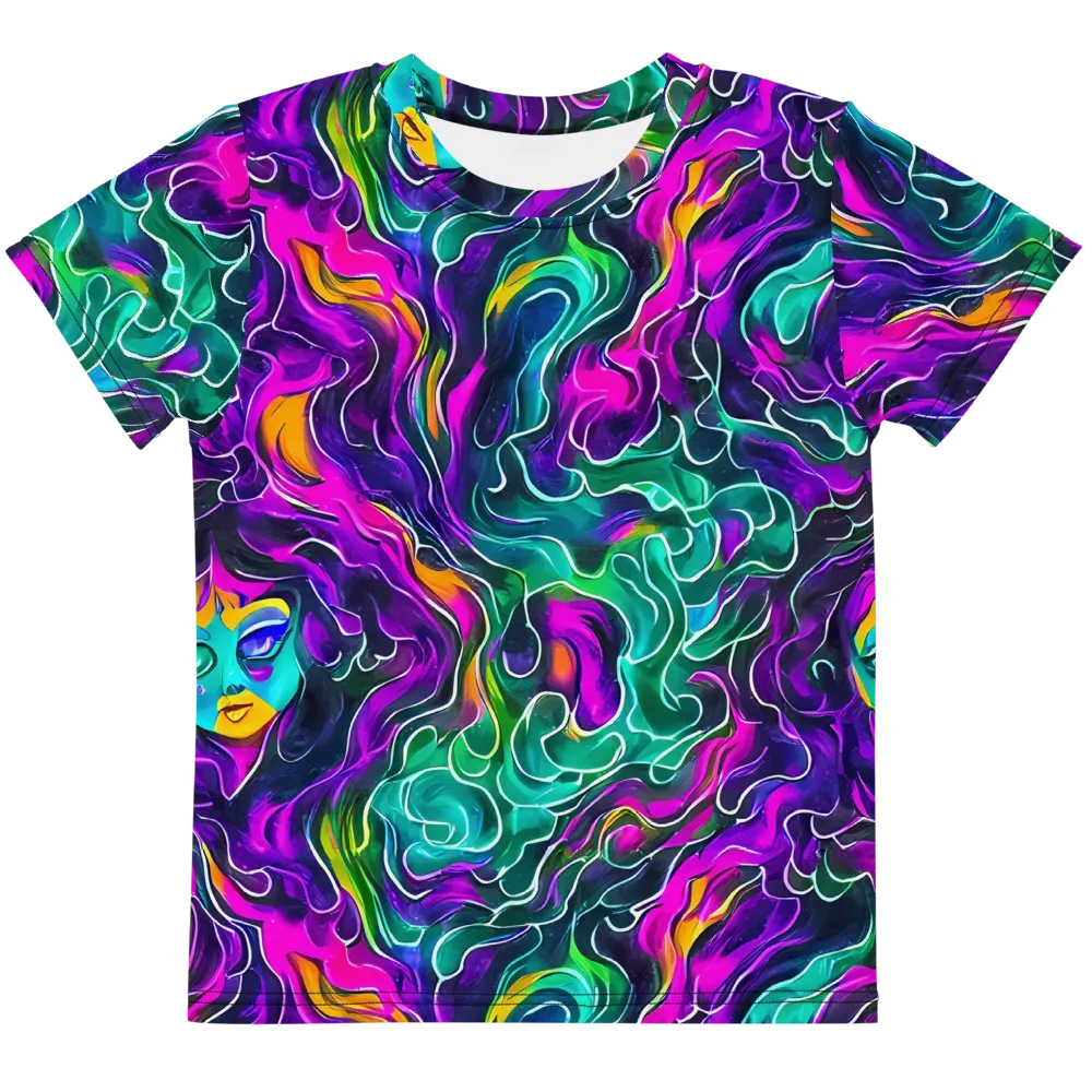 Vortex Dream on Kids Crew Neck T-Shirt — Front