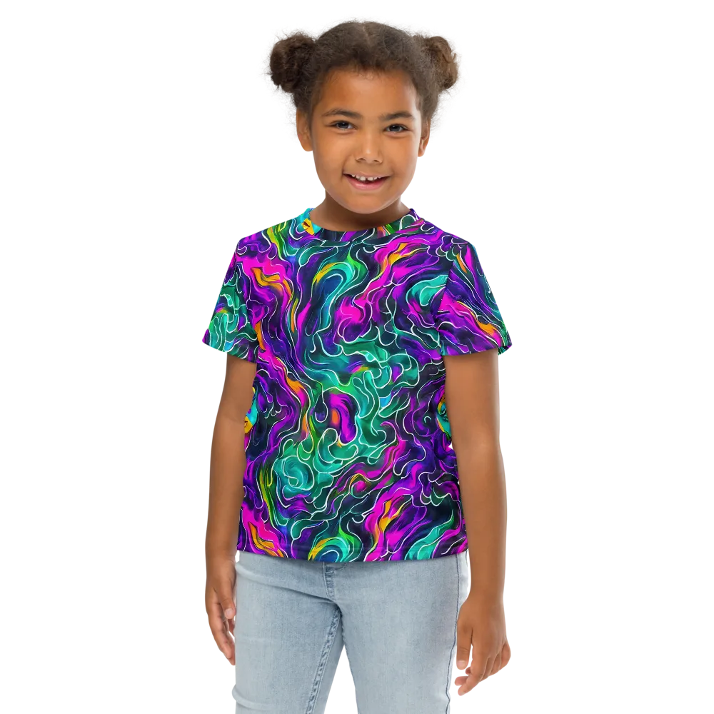 Vortex Dream on Kids Crew Neck T-Shirt — Front