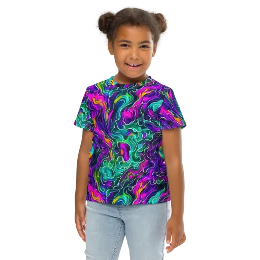 Vortex Dream on a Kids Crew Neck T-Shirt