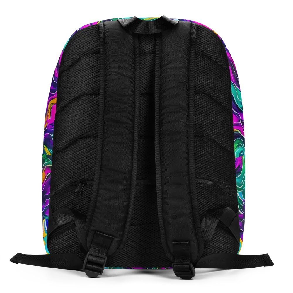 Vortex Dream on Minimalist Backpack — Back