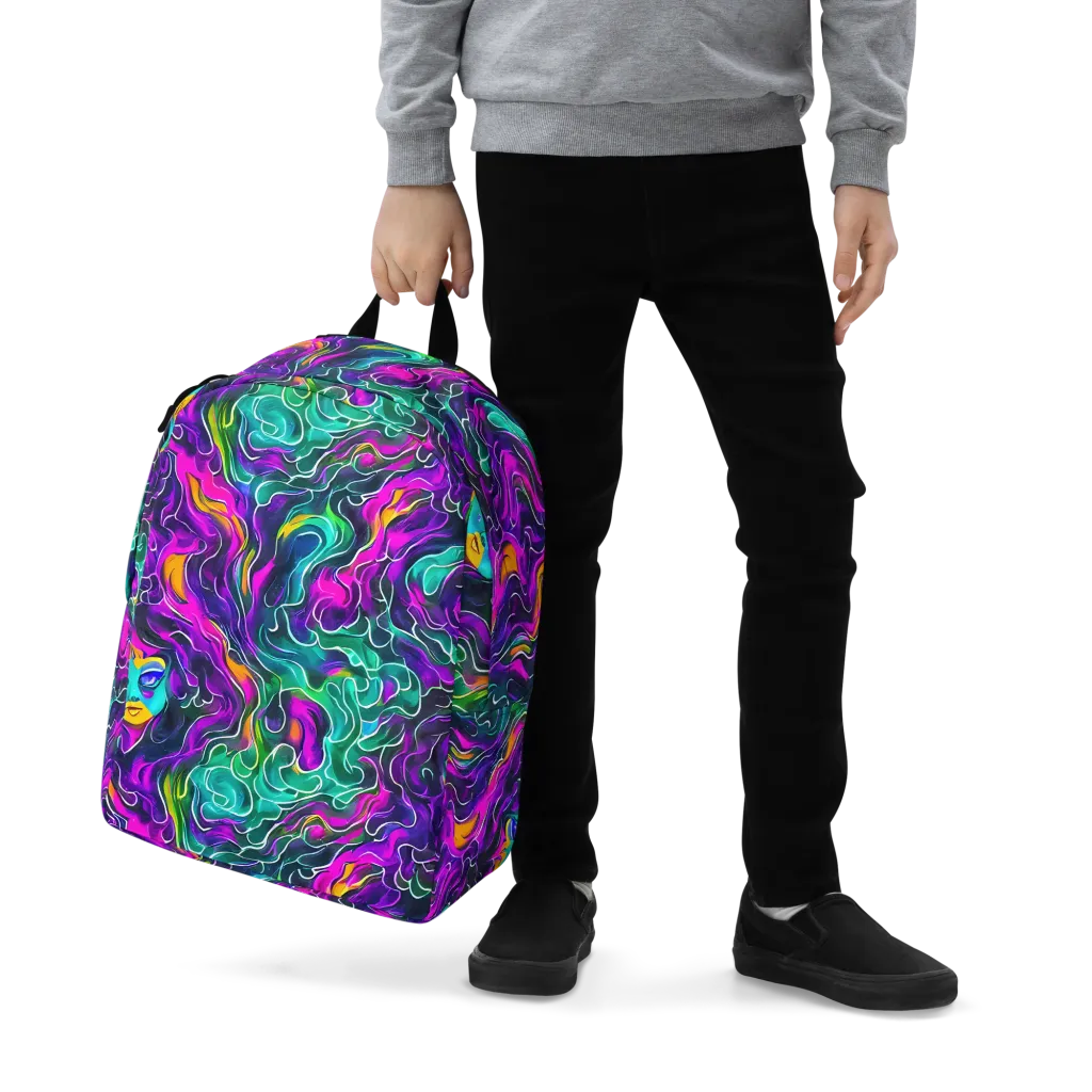 Vortex Dream on Minimalist Backpack — Zoomed-in