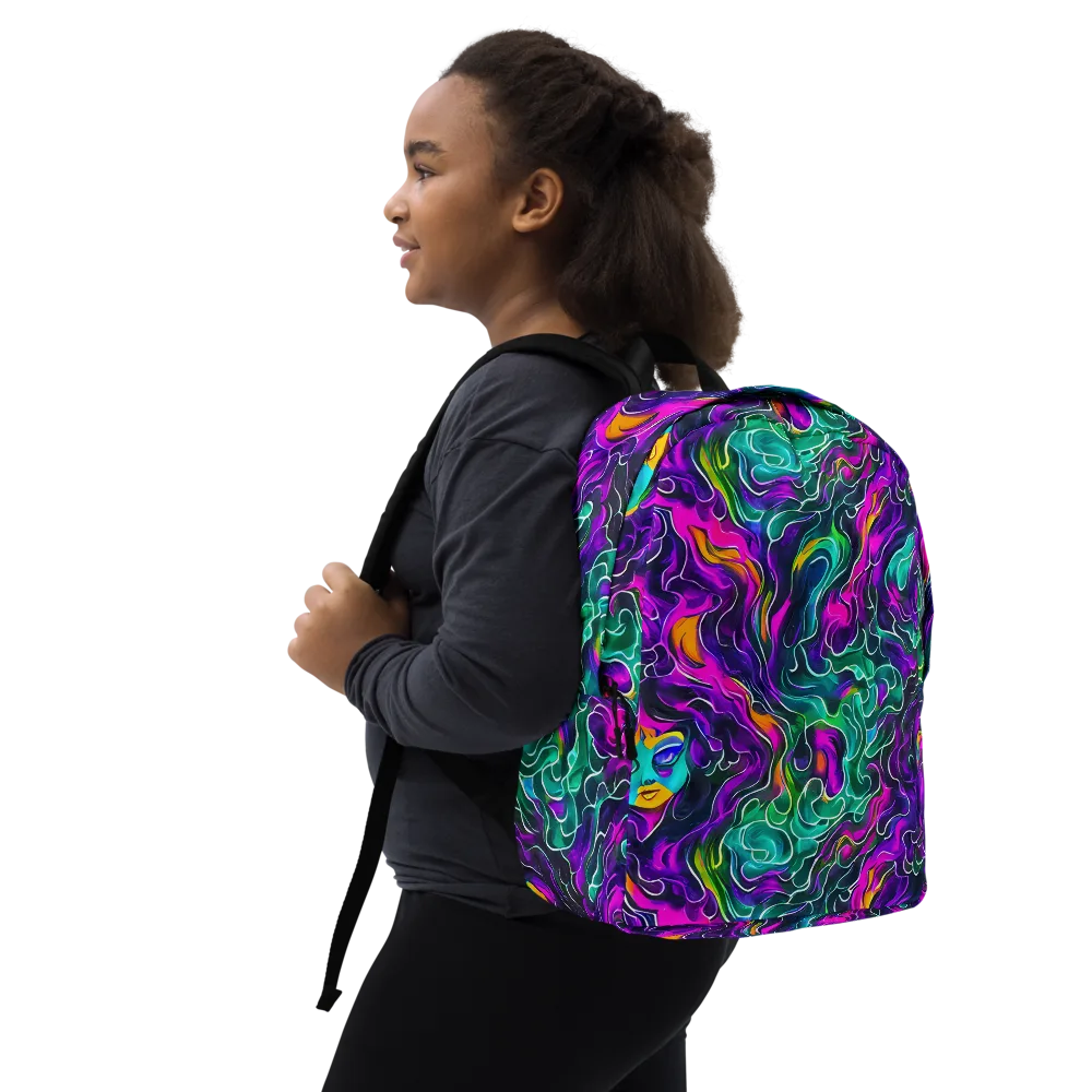 Vortex Dream on Minimalist Backpack — Right Front