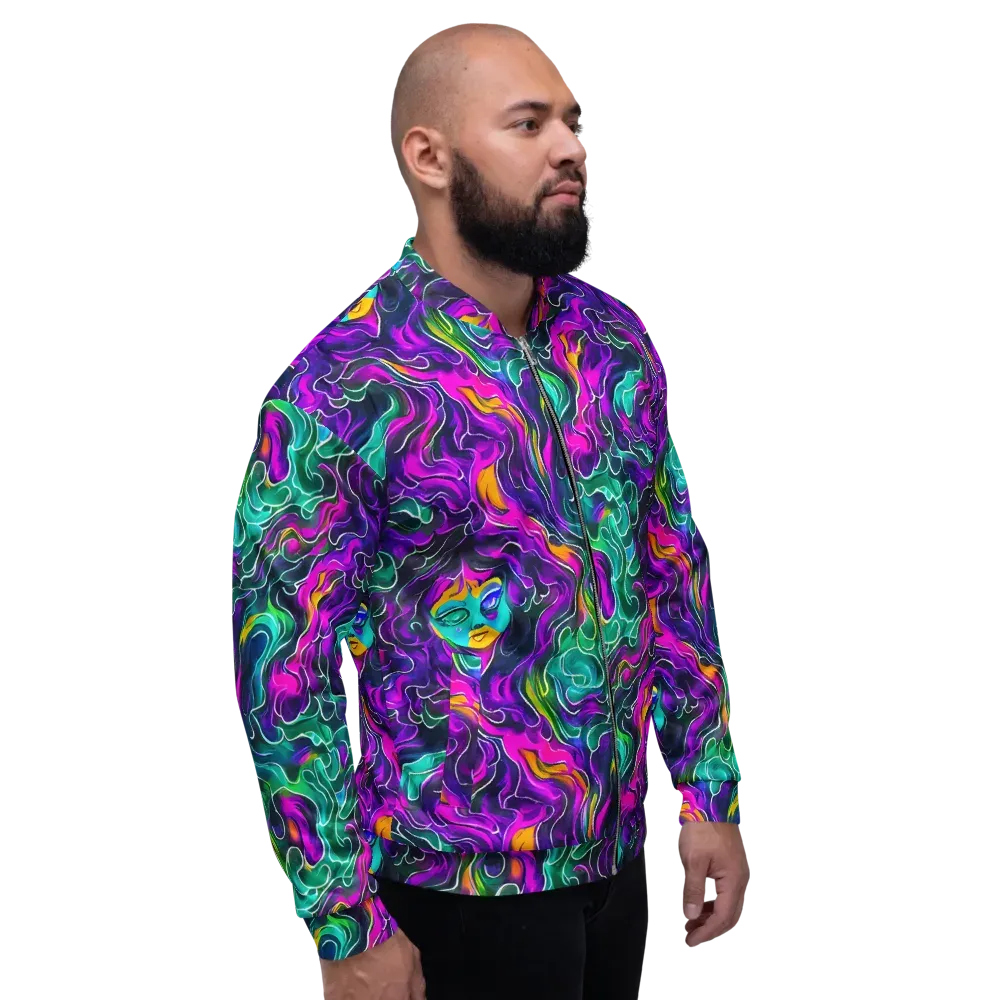 Vortex Dream on Bomber Jacket — Right