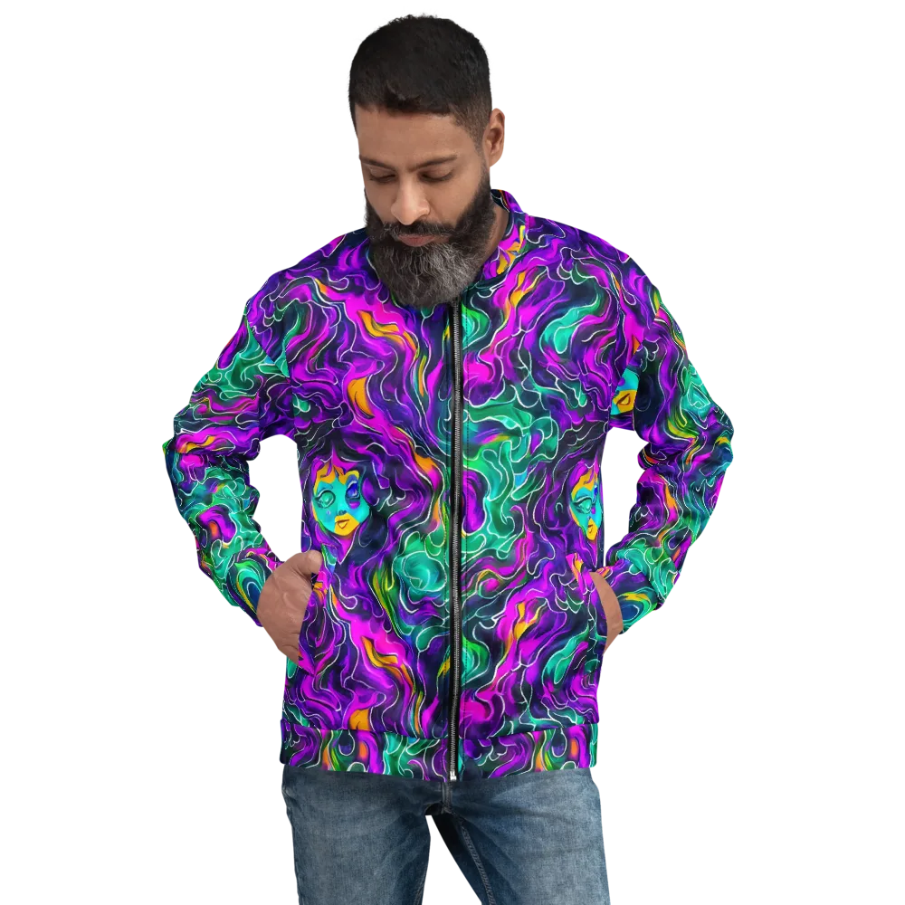 Vortex Dream on Bomber Jacket — Front