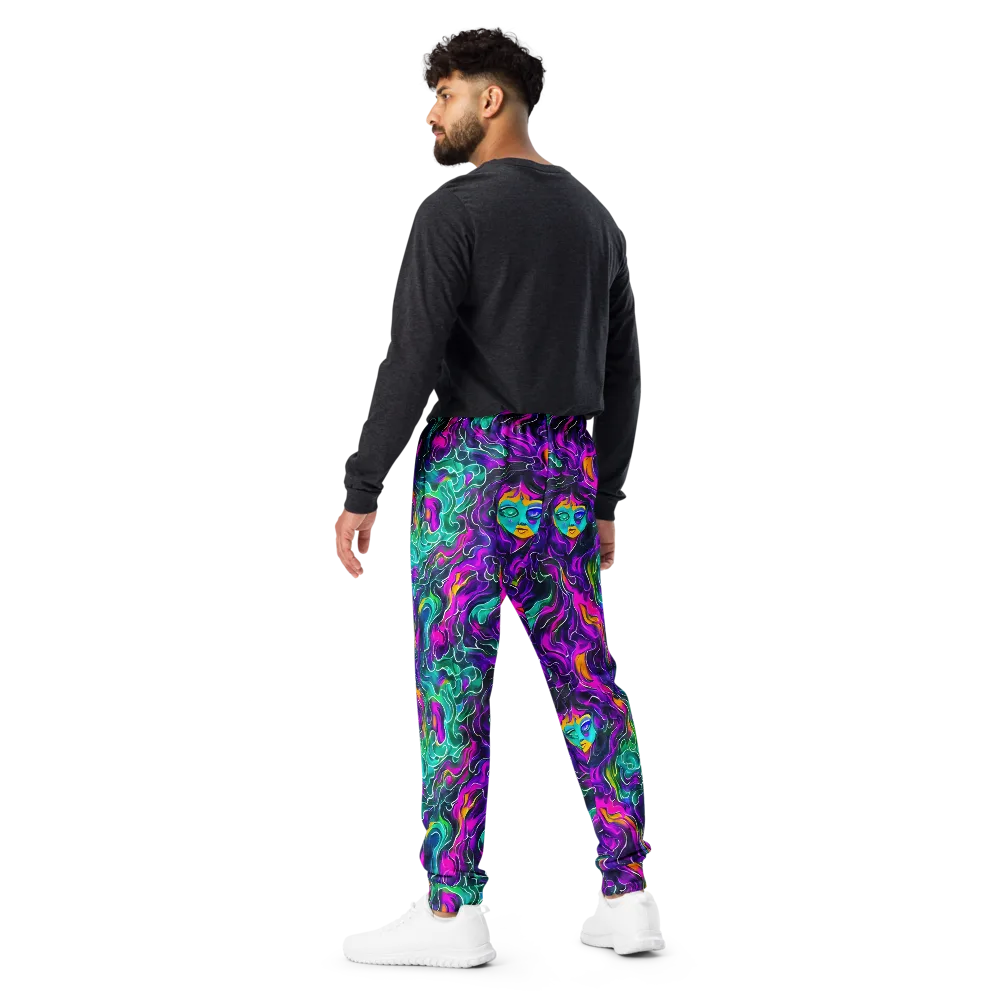 Vortex Dream on Men's Joggers — Back