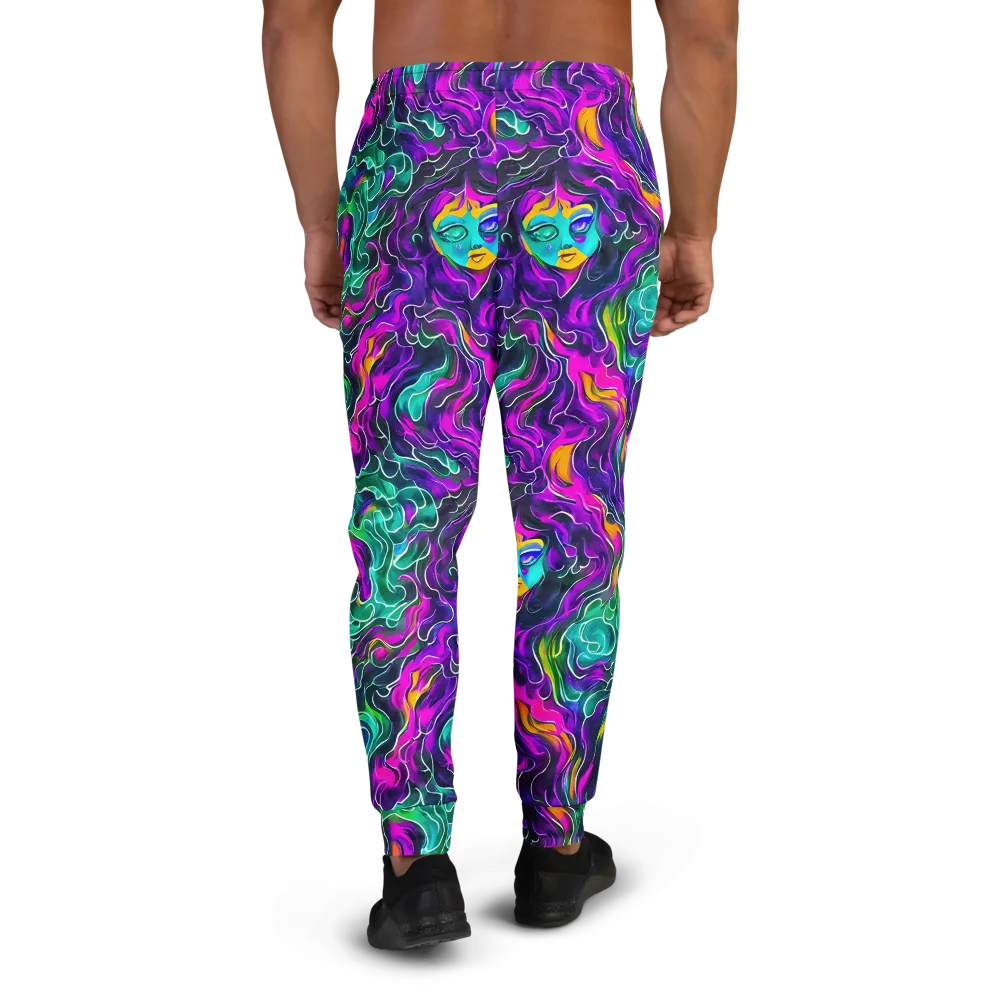 Vortex Dream on Men's Joggers — Back