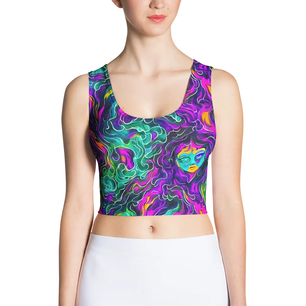 Vortex Dream on Crop Top — Front
