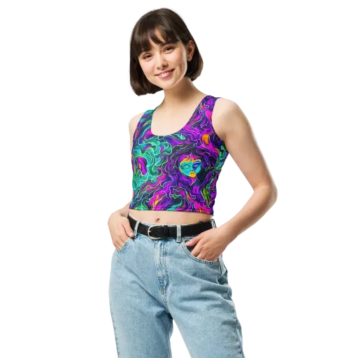 Vortex Dream on a Crop Top