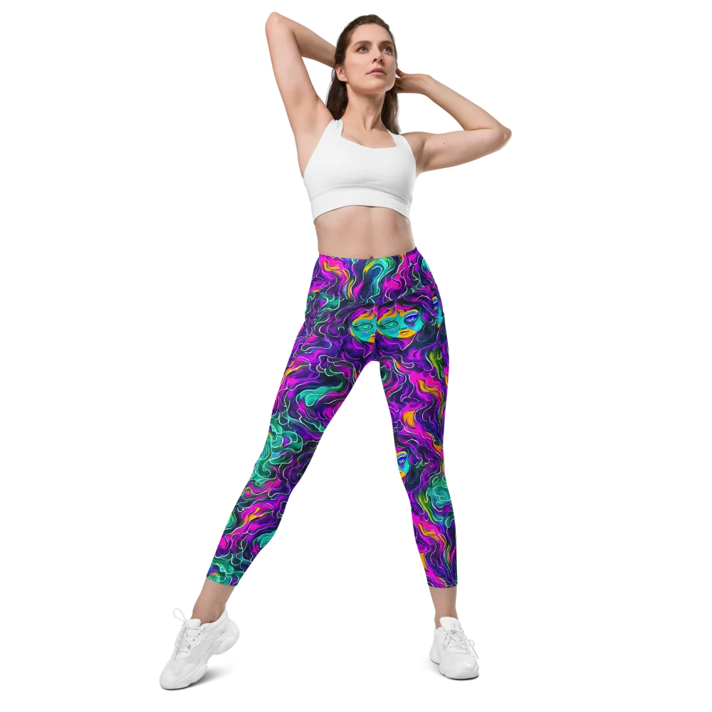 Vortex Dream on Leggings with Pockets — Front