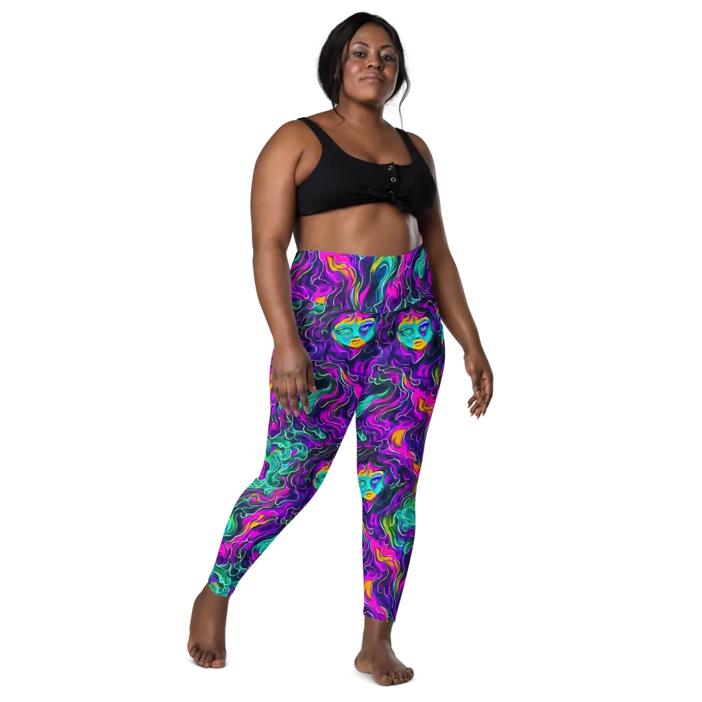 Vortex Dream on Leggings with Pockets — Front