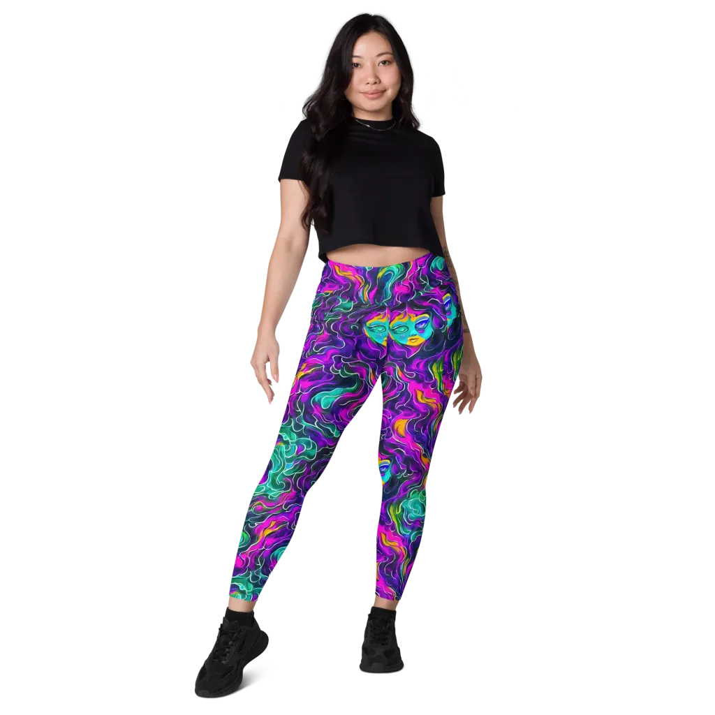 Vortex Dream on Leggings with Pockets — Front