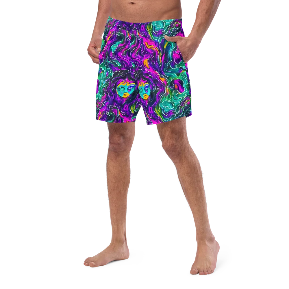 Vortex Dream on Swim Trunks — Left Front
