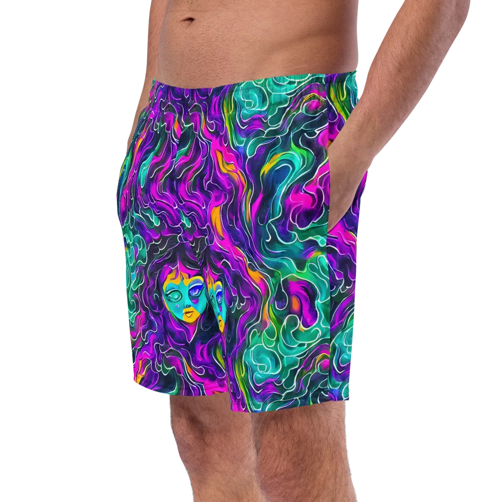 Vortex Dream on Swim Trunks — Left Front