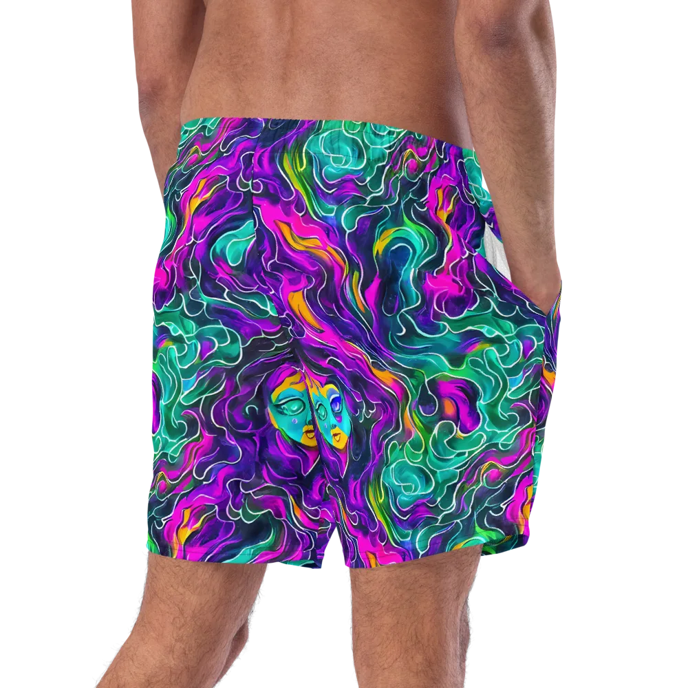Vortex Dream on Swim Trunks — Right Back