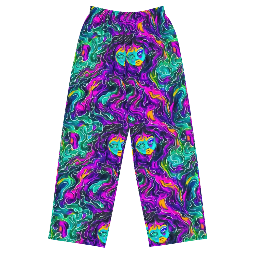 Vortex Dream on Wide-Leg Pants — Front