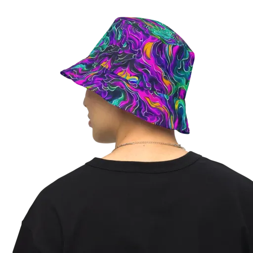 Vortex Dream on a Reversible Bucket Hat