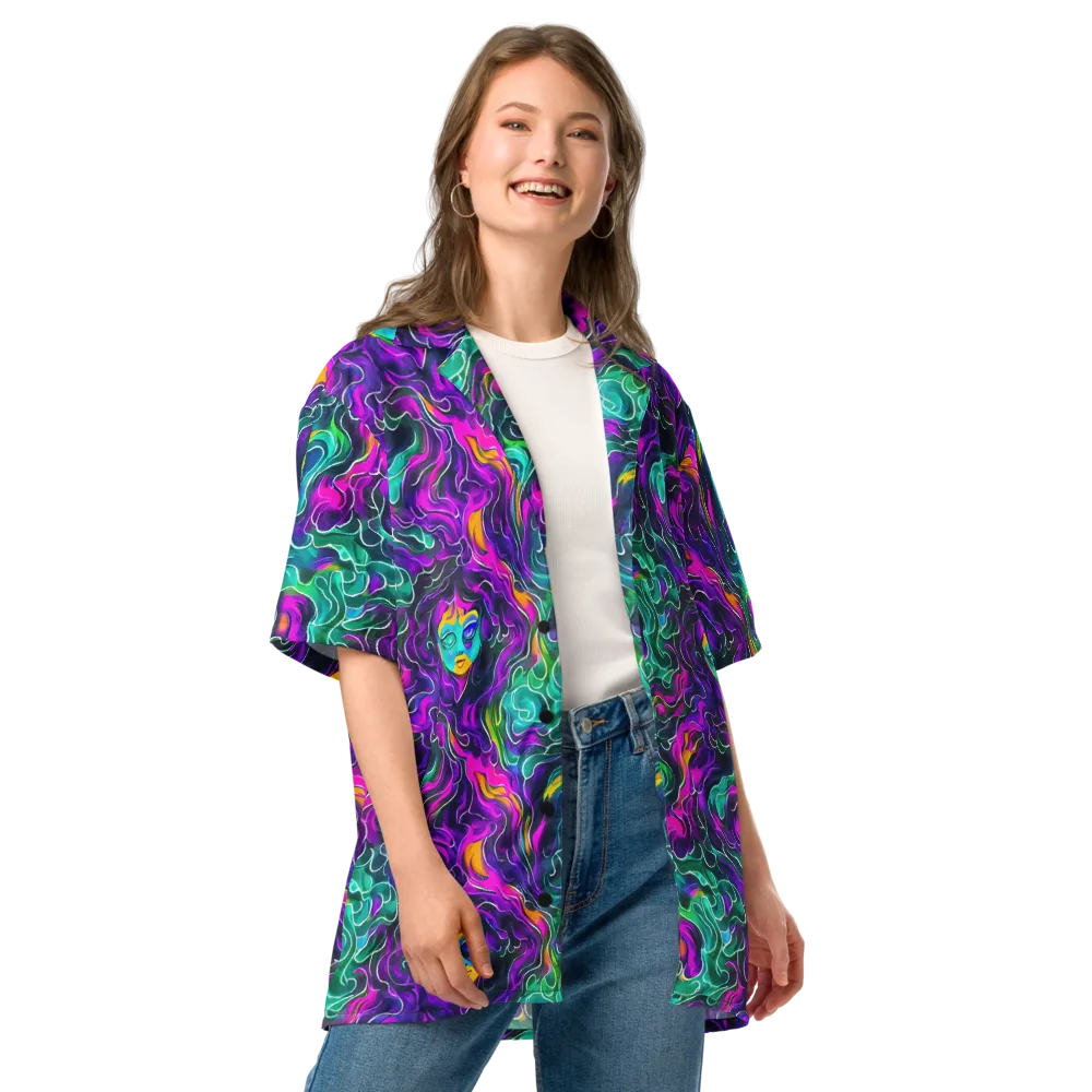 Vortex Dream on Button Shirt — Front