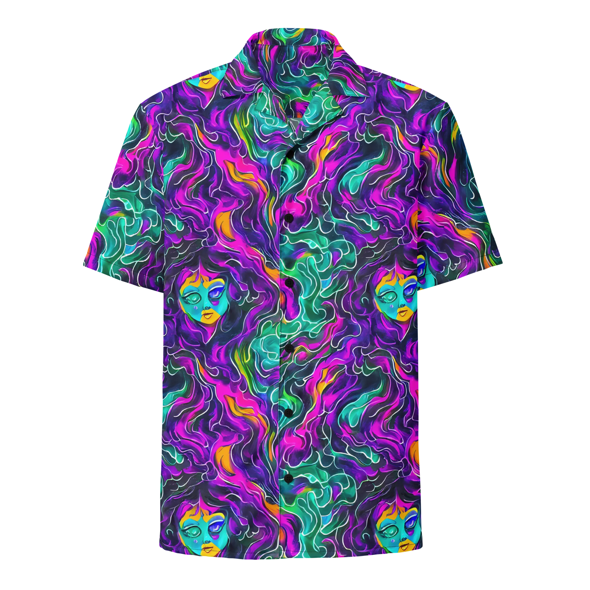 Vortex Dream on Button Shirt — Front
