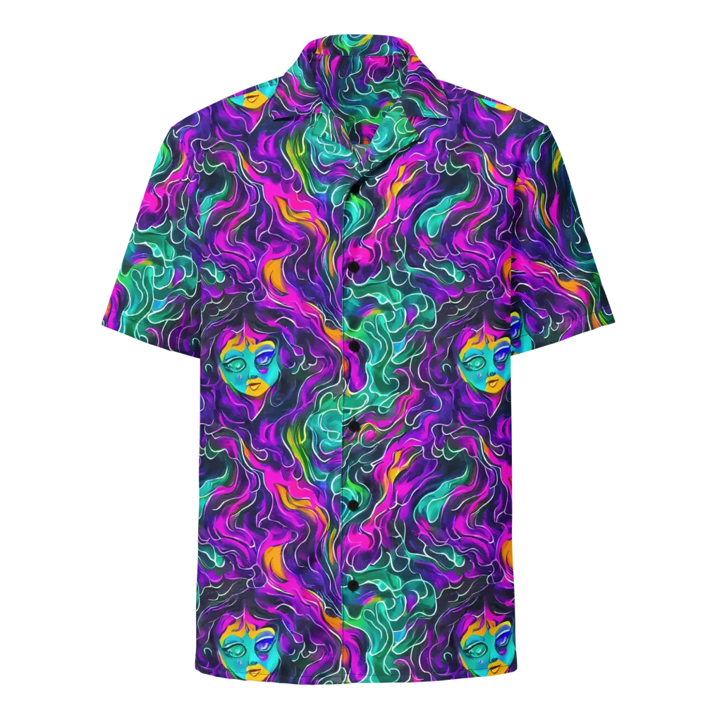 Vortex Dream on Button Shirt — Front