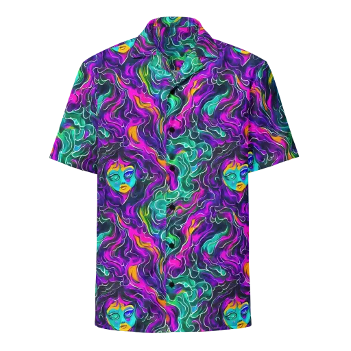 Vortex Dream on a Button Shirt