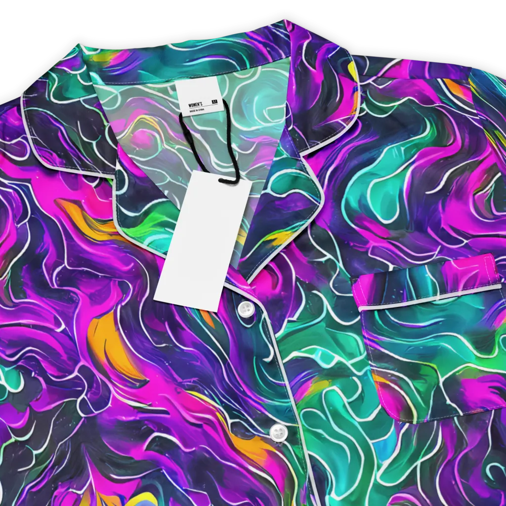 Vortex Dream on Women's Short Sleeve Pajama Top — Product details