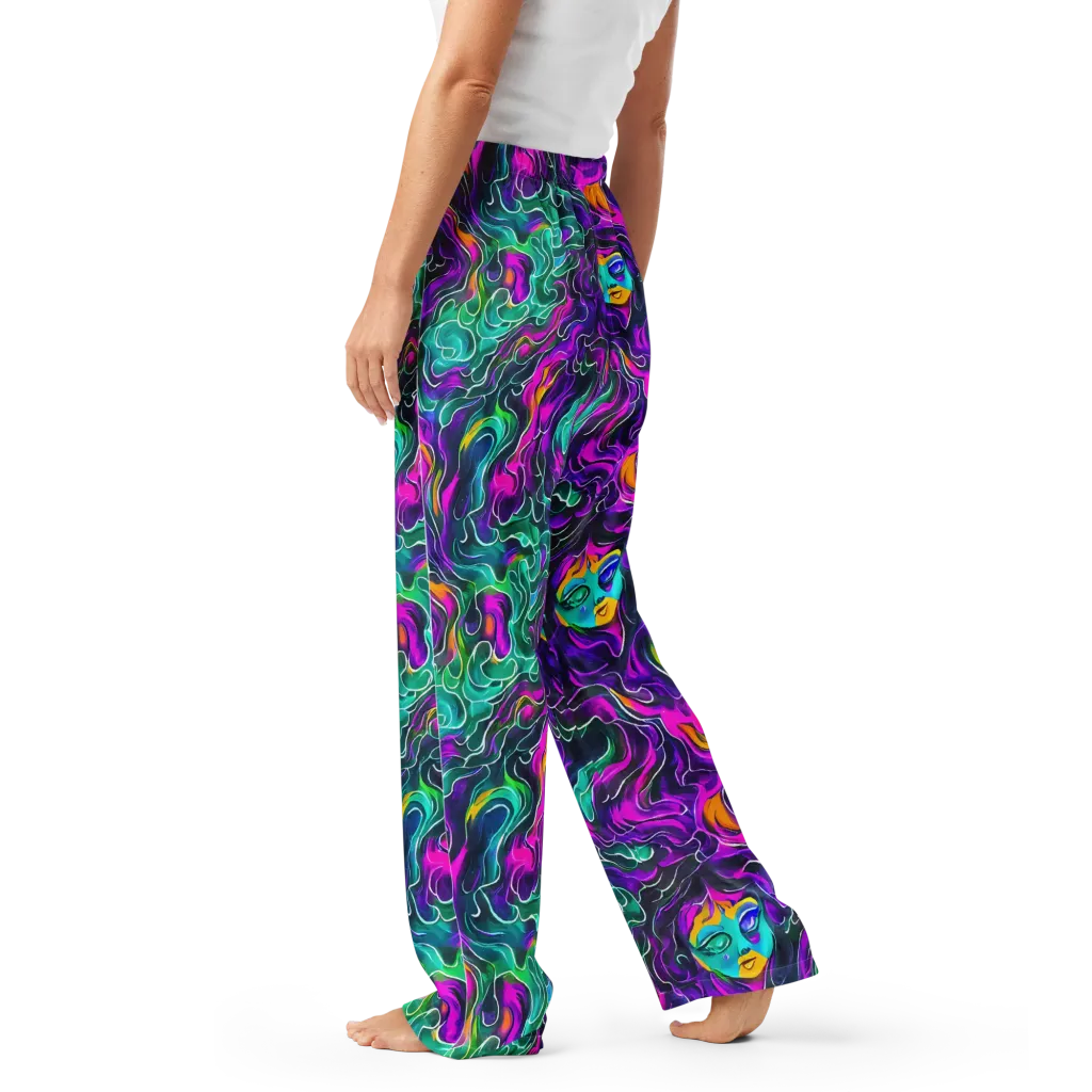 Vortex Dream on Women's Pajama Pants — Left
