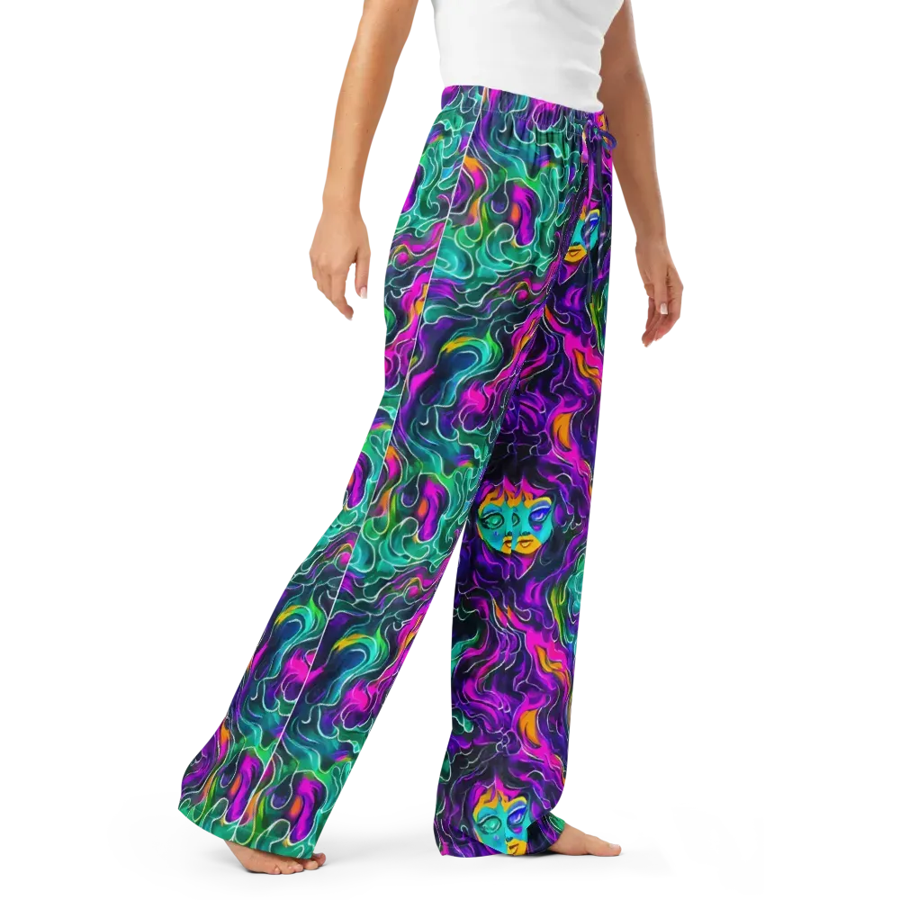 Vortex Dream on Women's Pajama Pants — Right Front