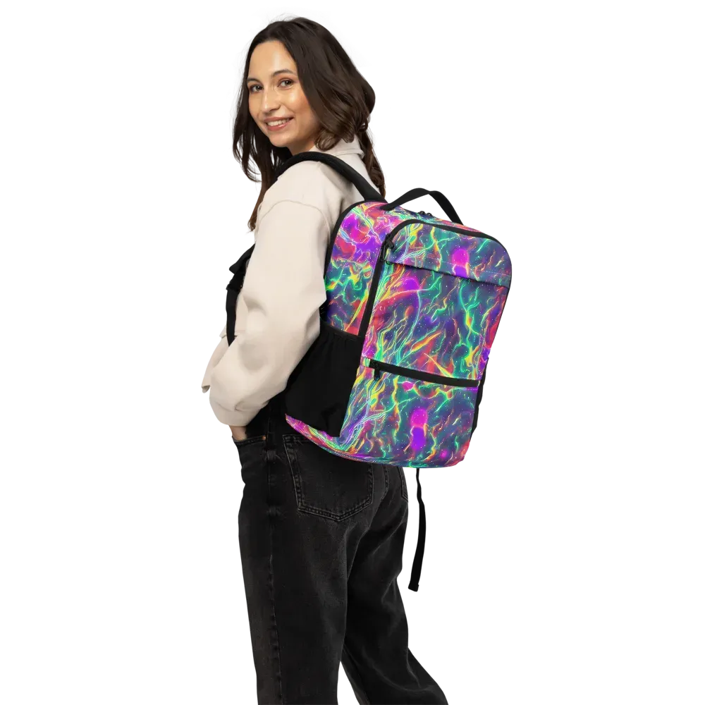 Twin Pines on Utility Backpack — Back
