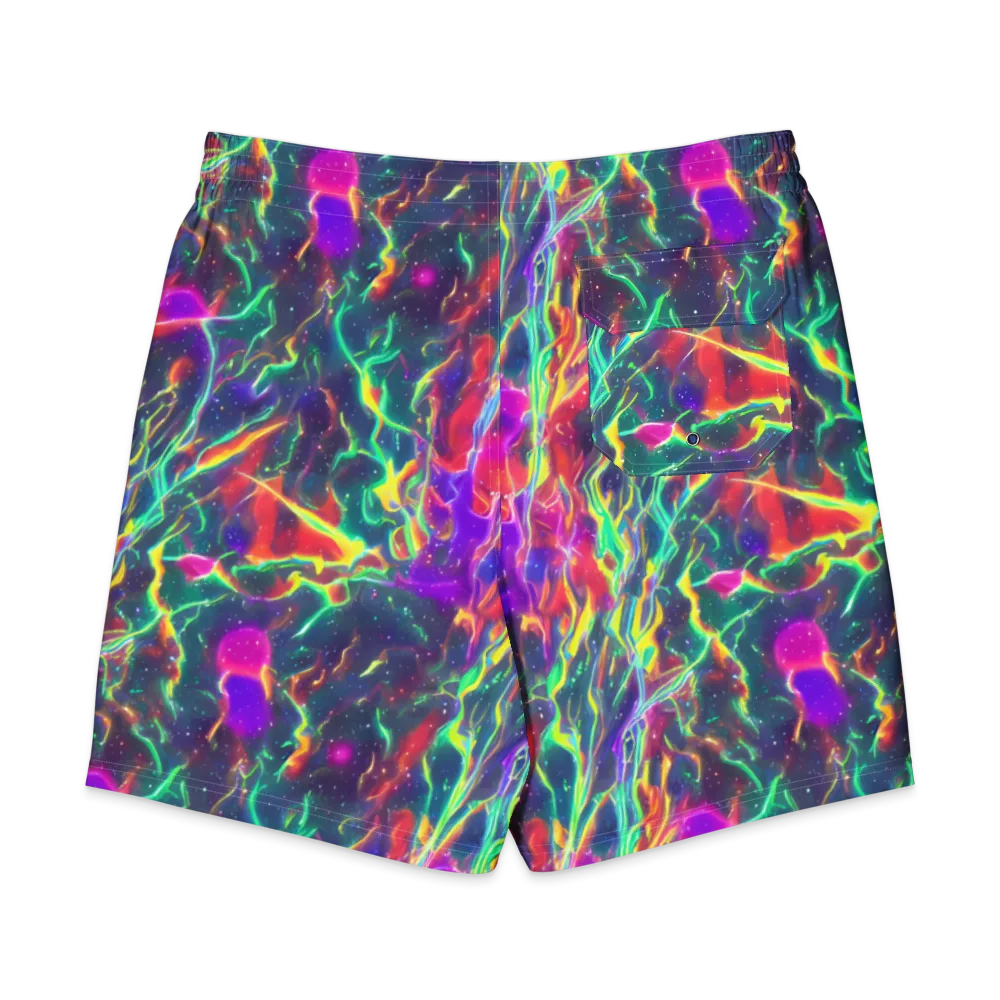 Twin Pines on Men's Board Shorts — Back